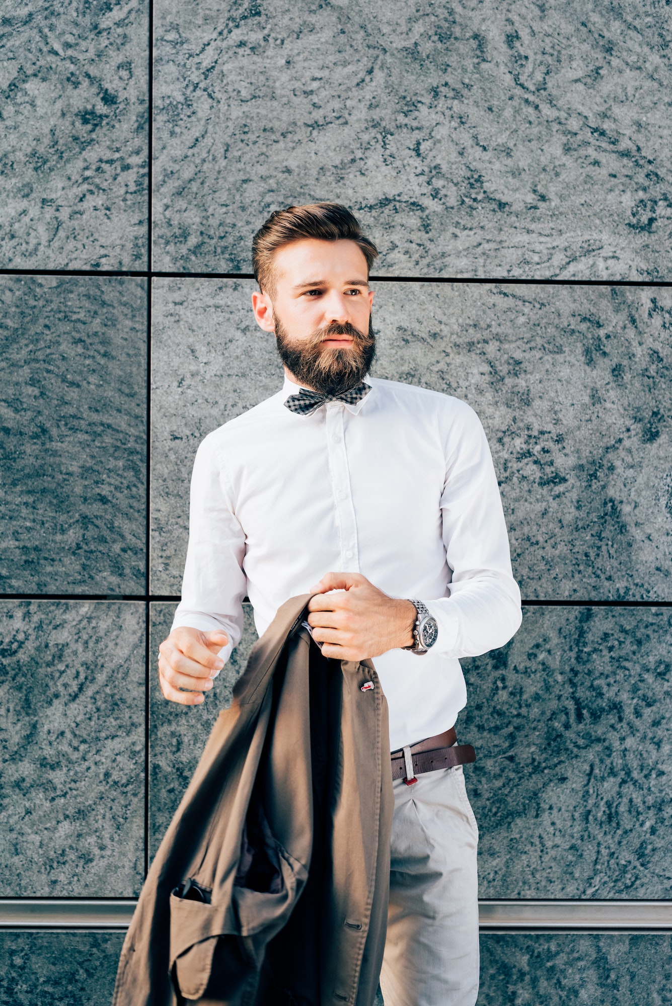 young businessmen outdoor